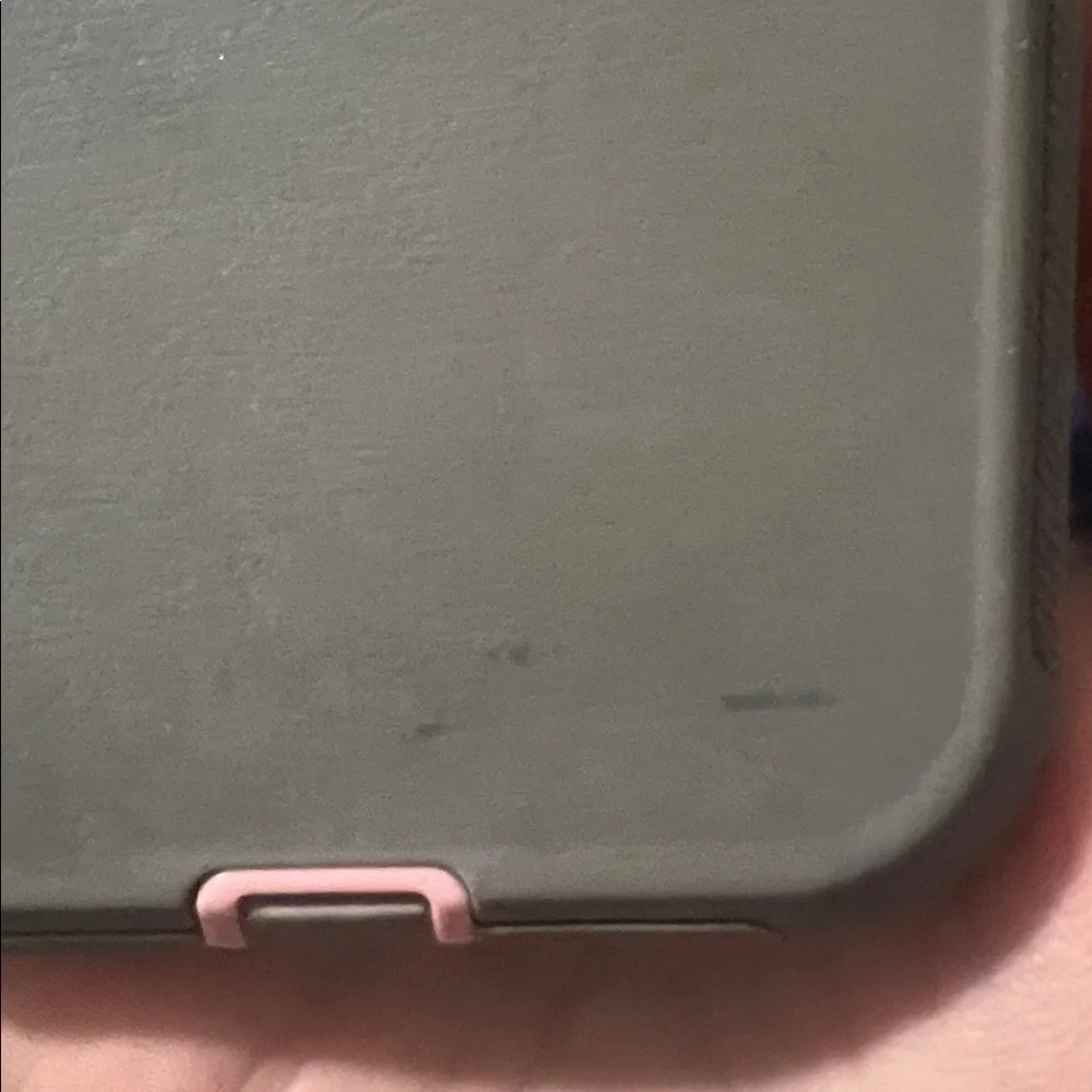 Apple iPhone 15 Pro Max Pink and Gray Dual-Layer Phone Case